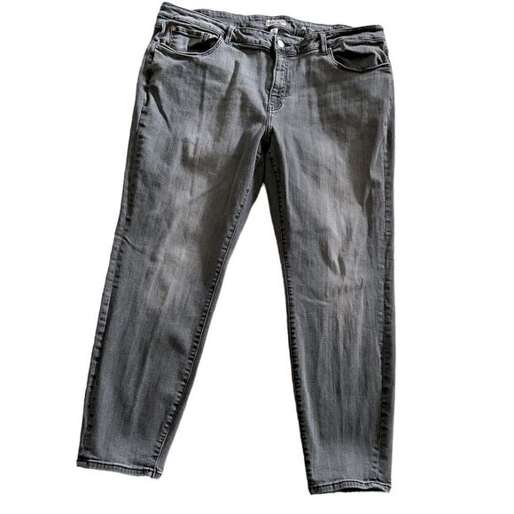 Warp + Weft gray wash skinny jeans Irvington 24 - Picture 1 of 4